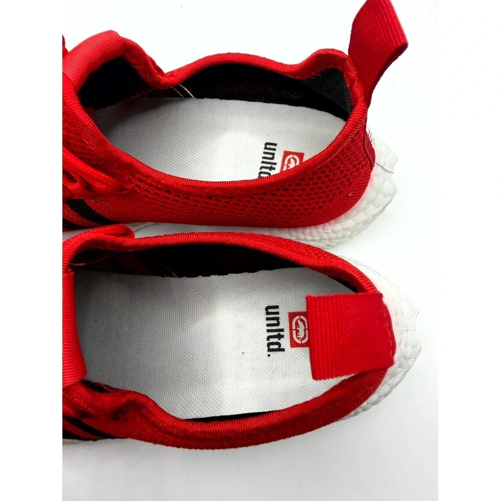 Ecko Unltd. Mens 10‎ Us Sneaker Red White Mesh Low Top Running Athletic Shoes